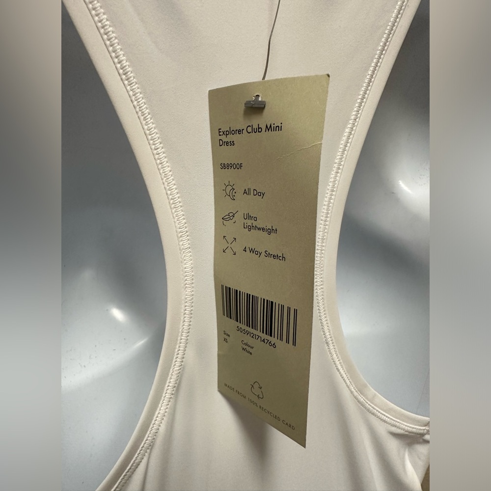 Sweaty Betty Explorer Club White Dress NWT - Picture 8 of 9